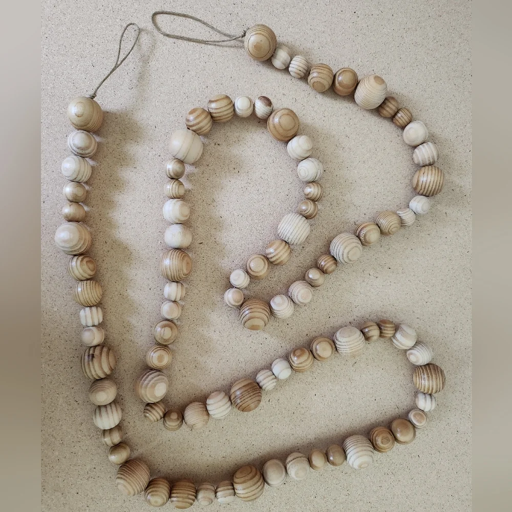 Wood Bead Garland 65